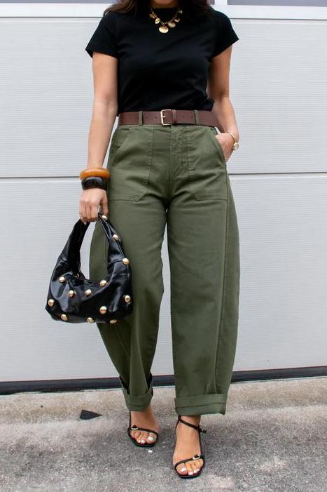 Pantalones de barril de León