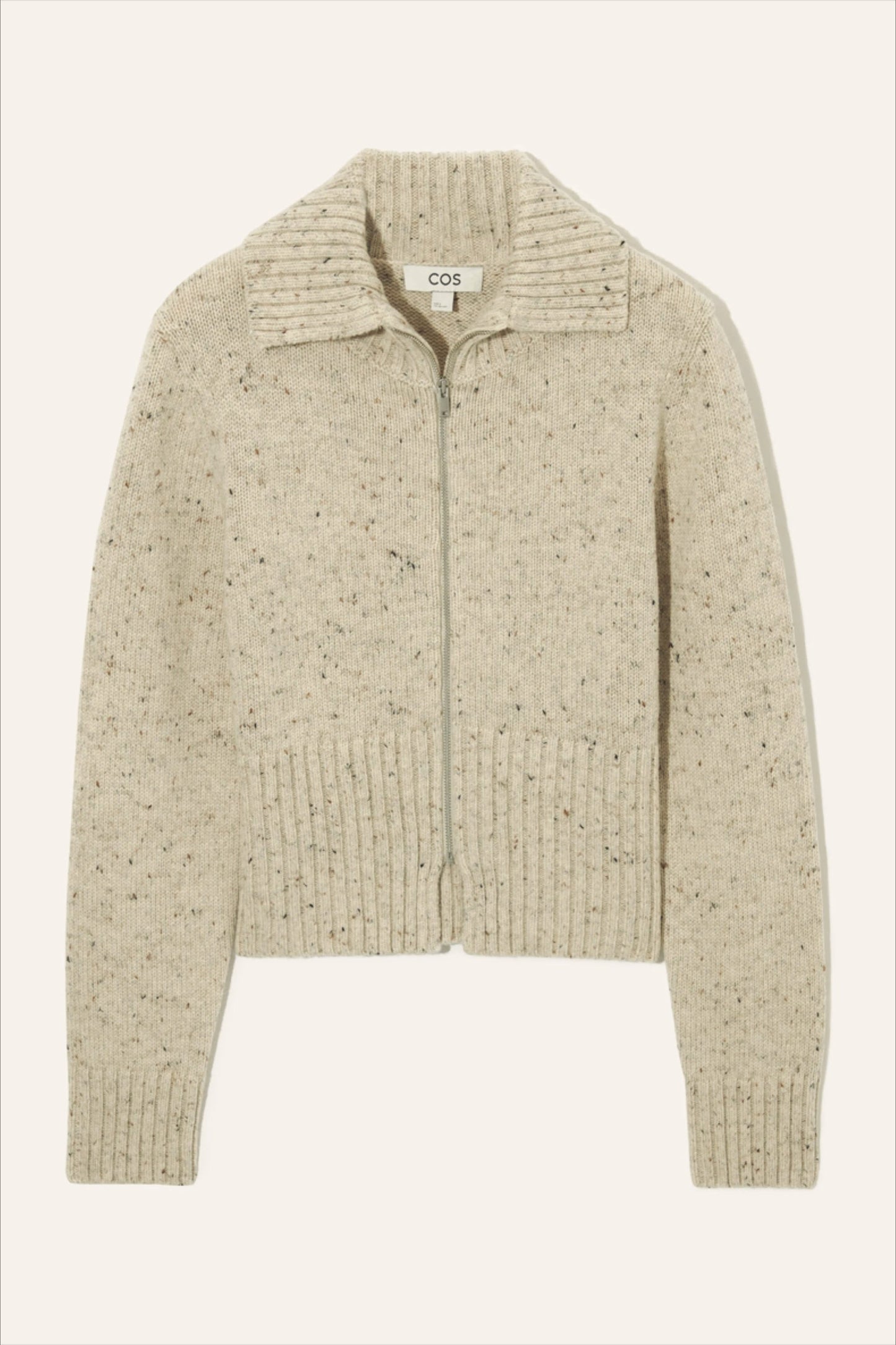 Casual Wool Blend Short Cardigan