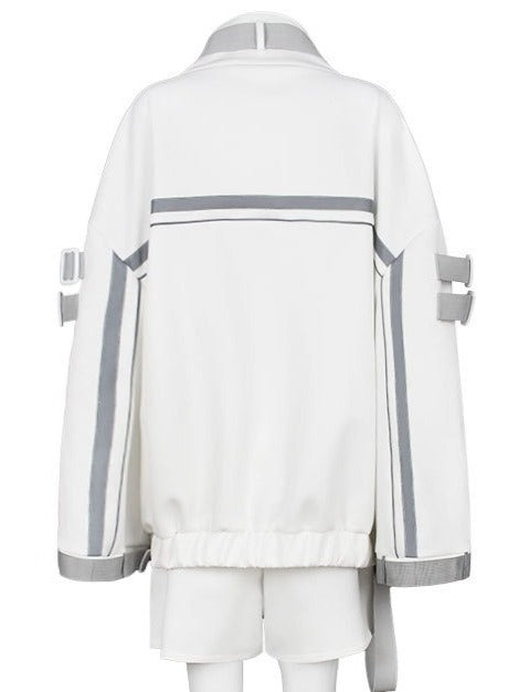 Cyber Punk Stand Collar Coat