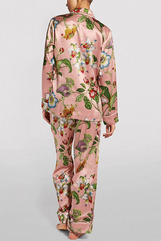 Conjunto de pijama con estampado de jardín secreto