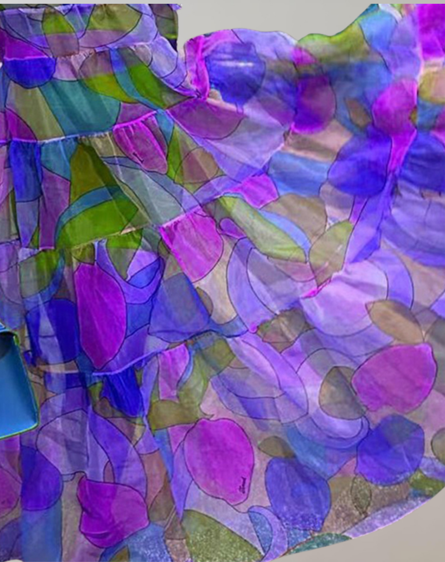 Vestido moderno de manga corta con estampado para mujer | Ideal para primavera/verano