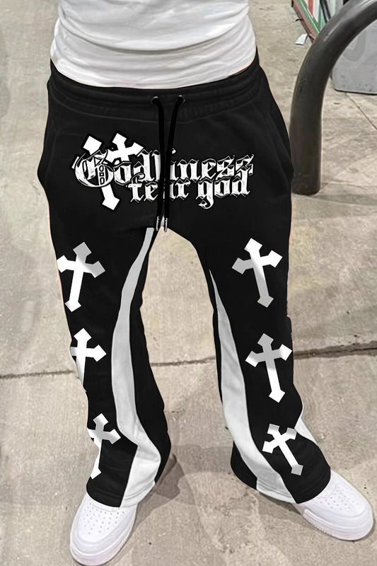 Vintage Loose-Fit Flare Lounge Pants