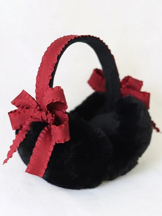 Y2K Lolita Fur Warm Earmuff