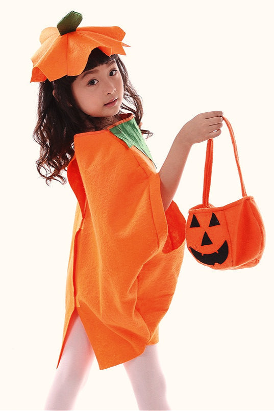 Pumpkin Cosplay Set Kid Halloween
