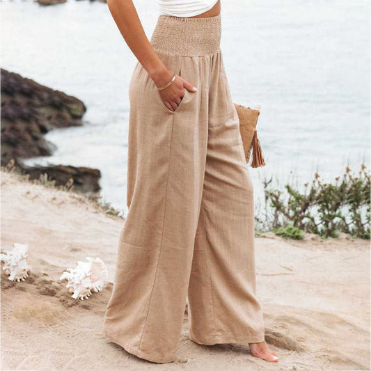 Arianwen - Pantalones anchos para mujer - Casual - Estilo moderno - Ideal para verano