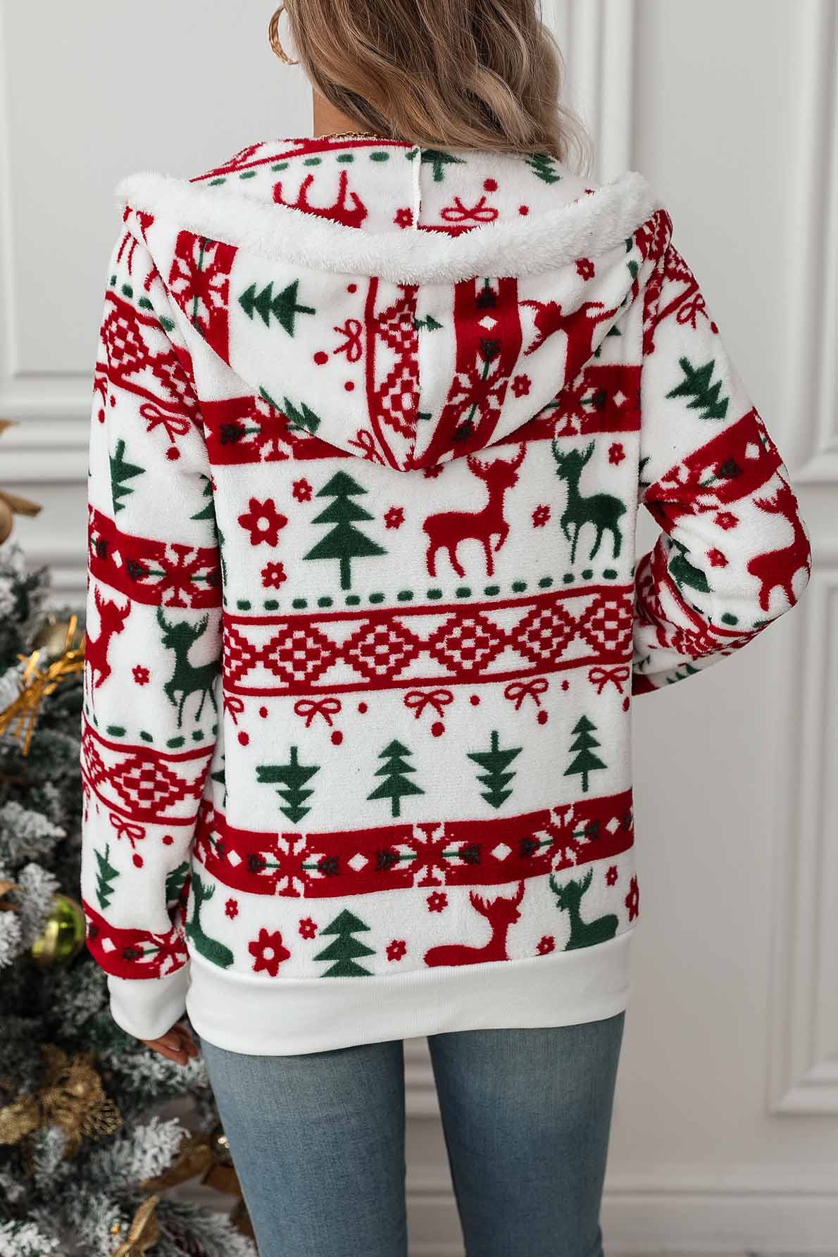 Cárdigan navideño festivo