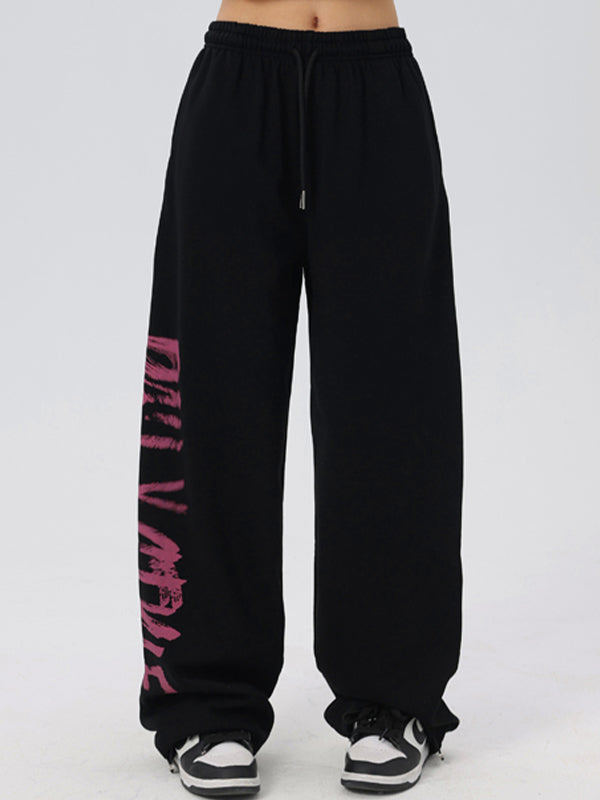 Street Lettering Printed Sweatpants