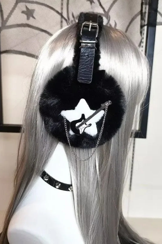 Dark Series Punk Star Band Earmuff