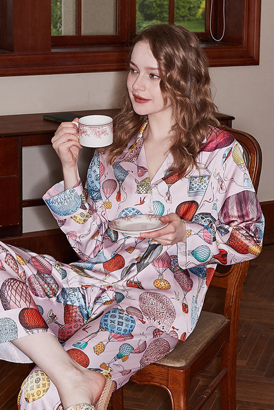 Conjunto de pijama con globo aerostático de Foundation