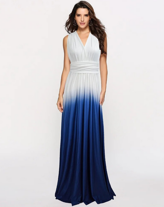 Vestido largo sin mangas con bandage infinito para mujer | Ideal para primavera/verano