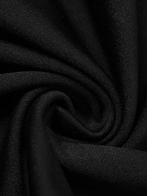 Solid Ruched Long Sleeve Maxi Dress