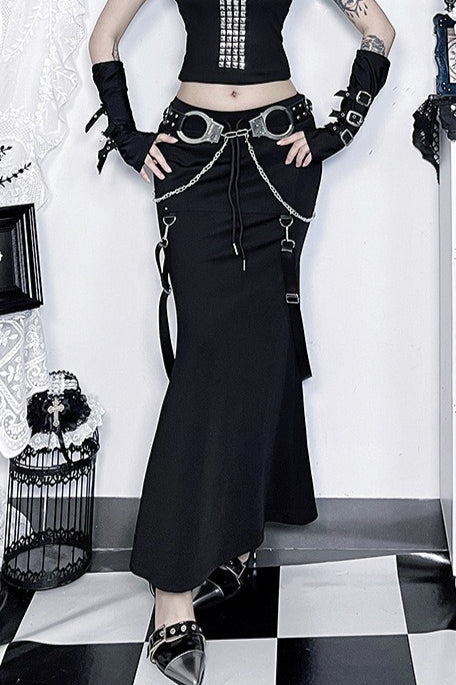 Subculture Hardware Fishtail Skirt