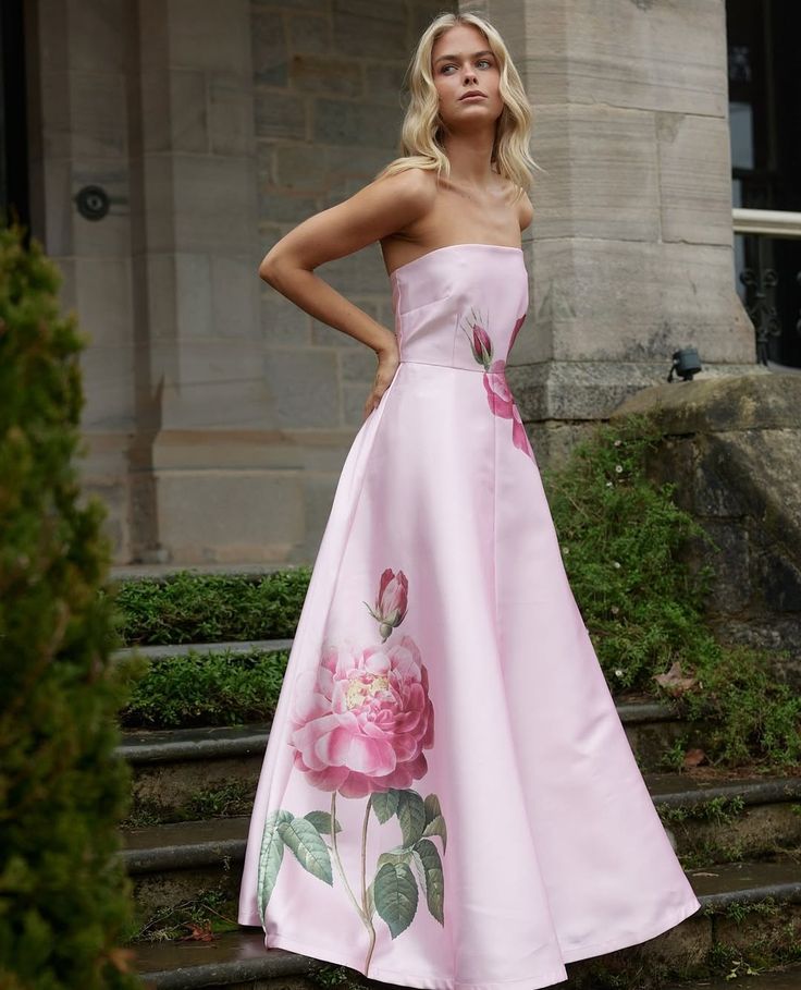 Margaret Rose Print Gown