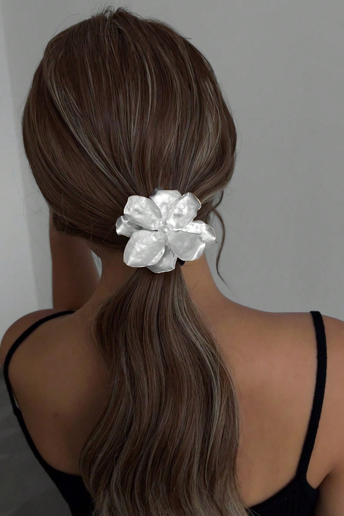 Floral Design Alloy Hair Cuff