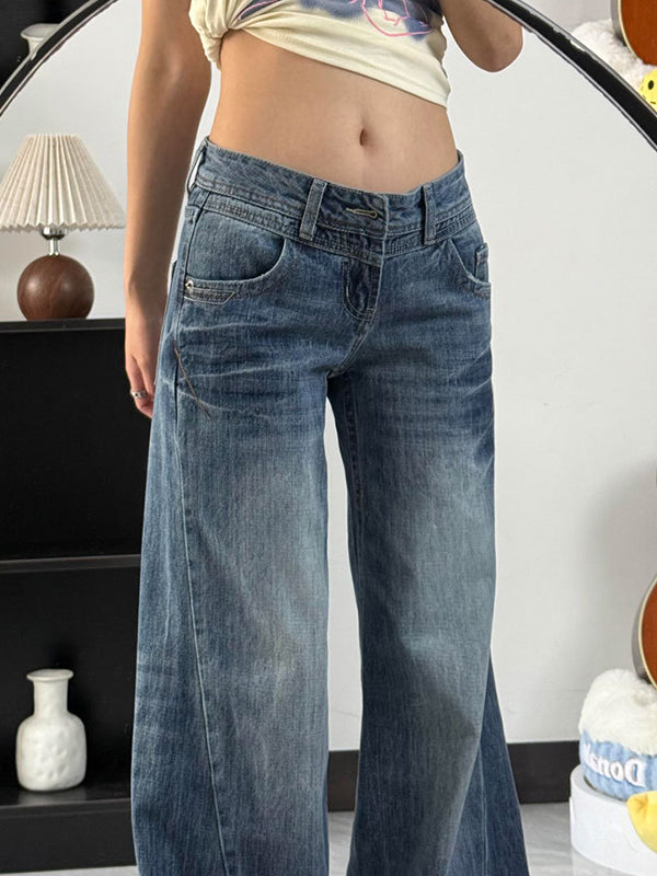 Retro Crease Boyfriend Jeans