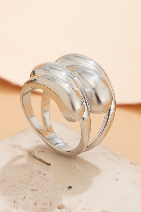 Fashion Alloy Twisted Double Layer Jewelry