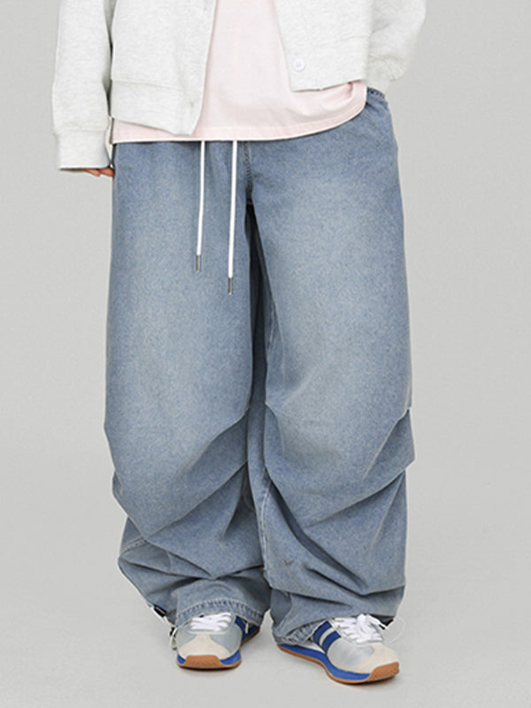 Printed Hip Hop Retro Baggy Jeans