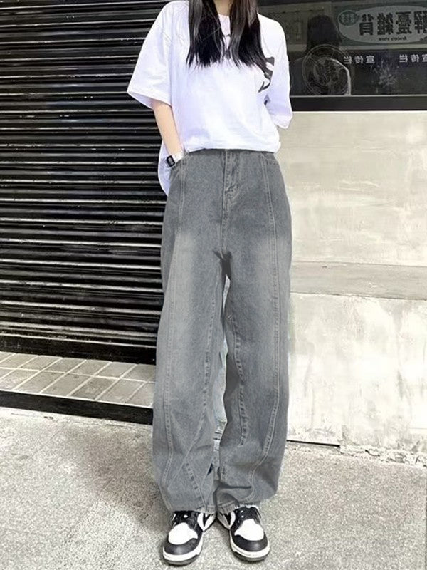 90s Wash Baggy Boyfriend Jeans