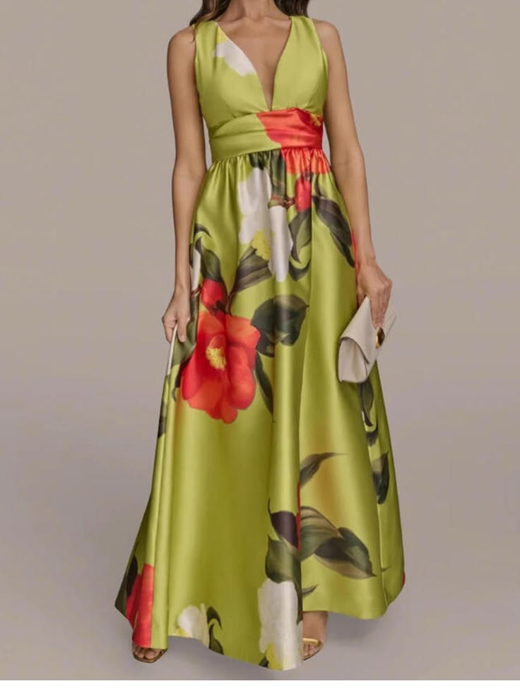 Lennox Feather Maxi Dress