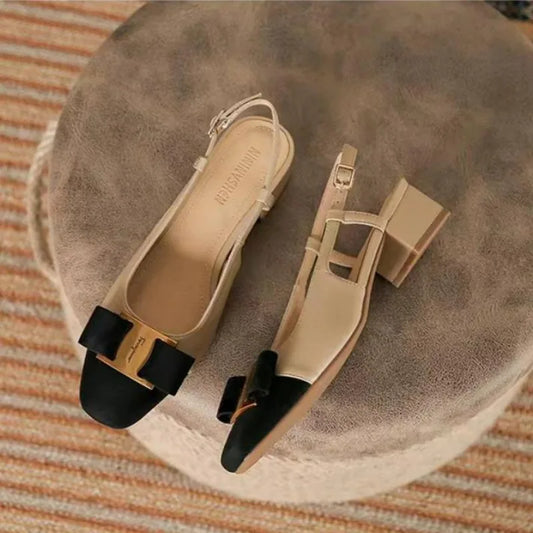 All-match Non-Slip Soft Leisure Mixed Colors Comfort Women Shoes Low Heel Pumps