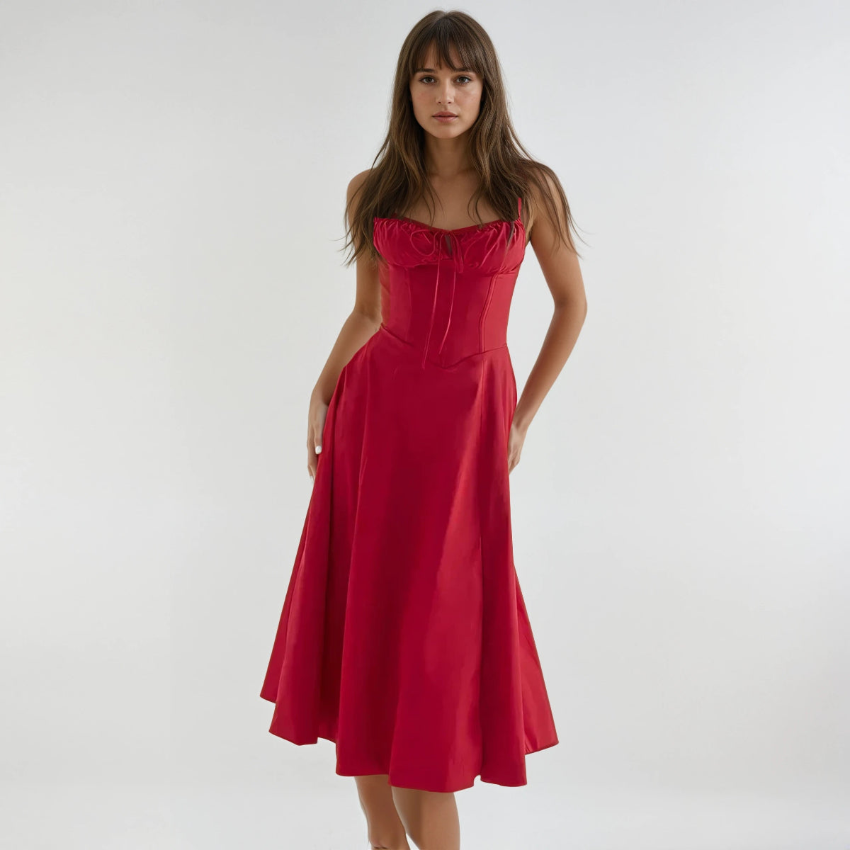 Amelia - Elegante vestido de cóctel con corsé para mujer