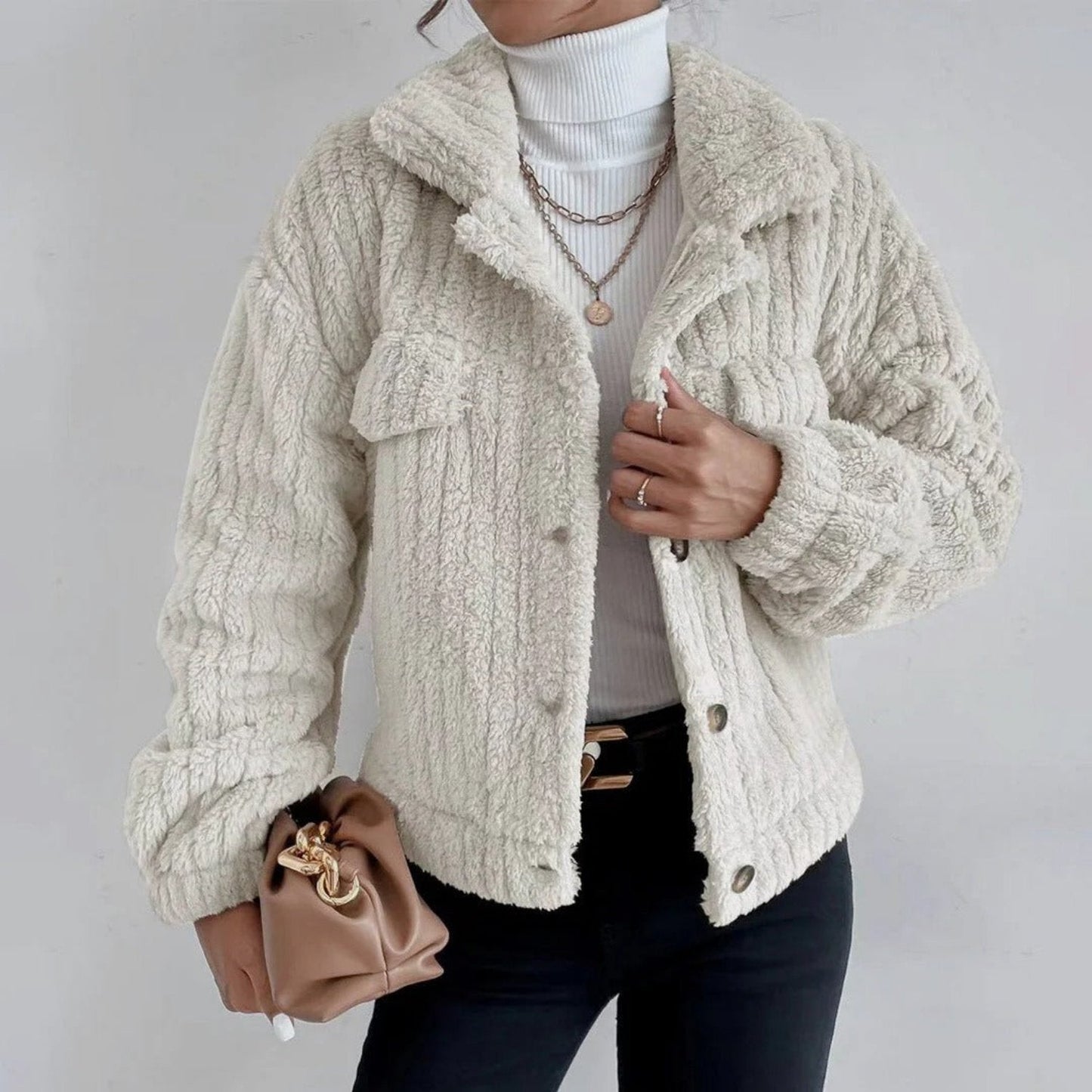 Arianne - Chaqueta polar para mujer - Casual - - Ideal para otoño/invierno