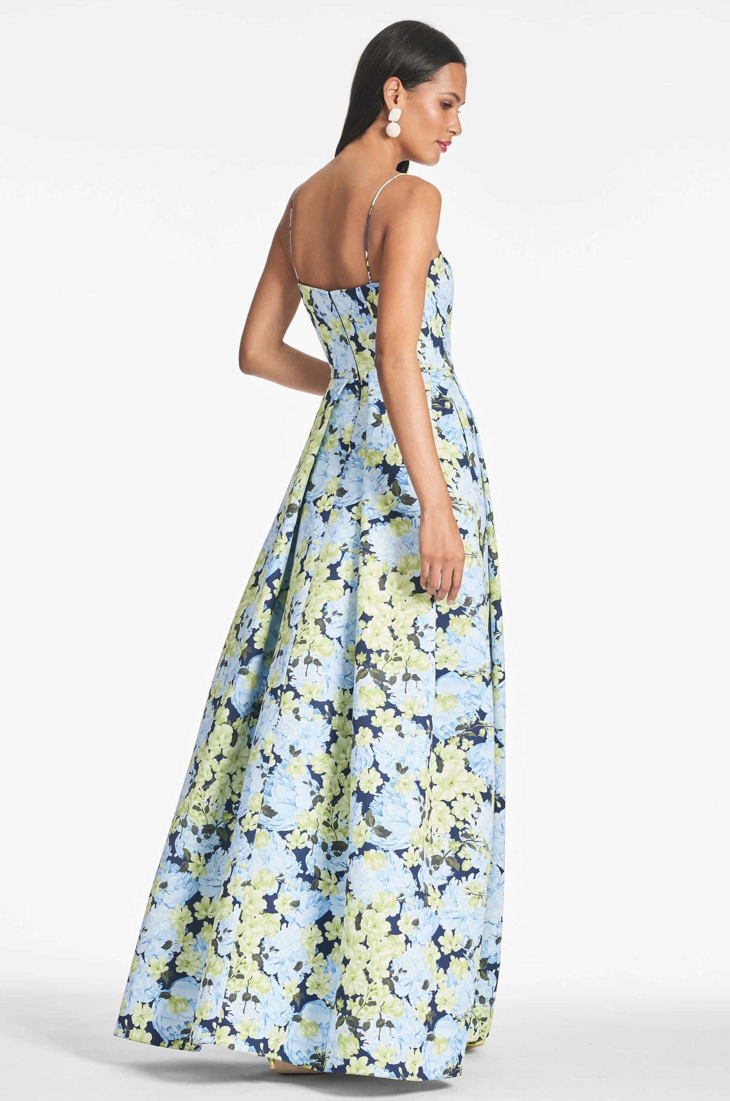 Leslie Print Gown