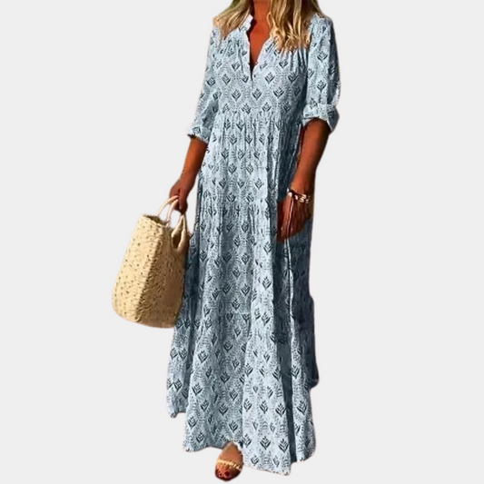 Adele - Vestido largo bohemio para mujer | Estilo moderno y ligero