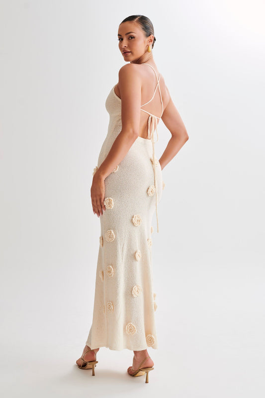Lissandra - Floral Bodycon Cocktail Maxi Dress for Women
