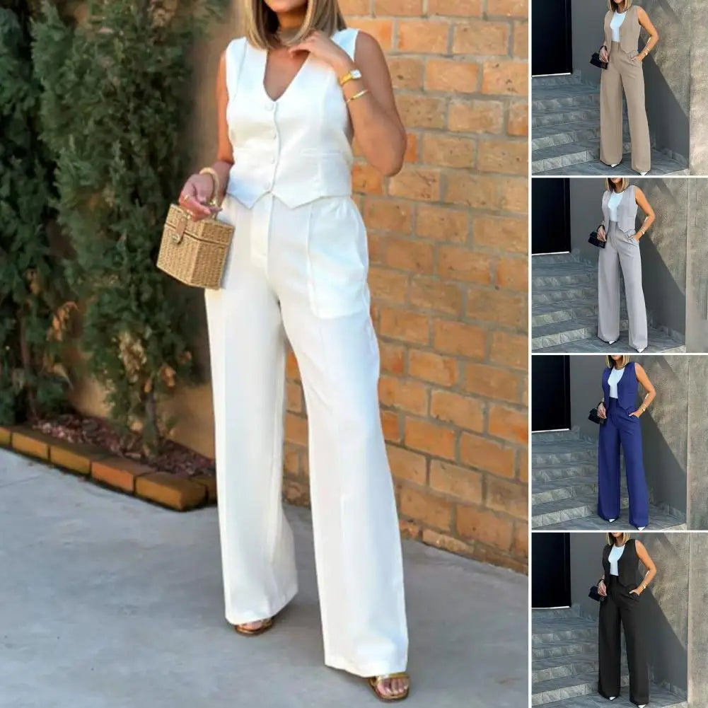 Dasha - Conjunto Terno - Elegante - Estilo formal ligero - Para uso diario