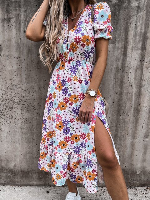 Women's Lightweight Maxi Dress with Flowing Cut