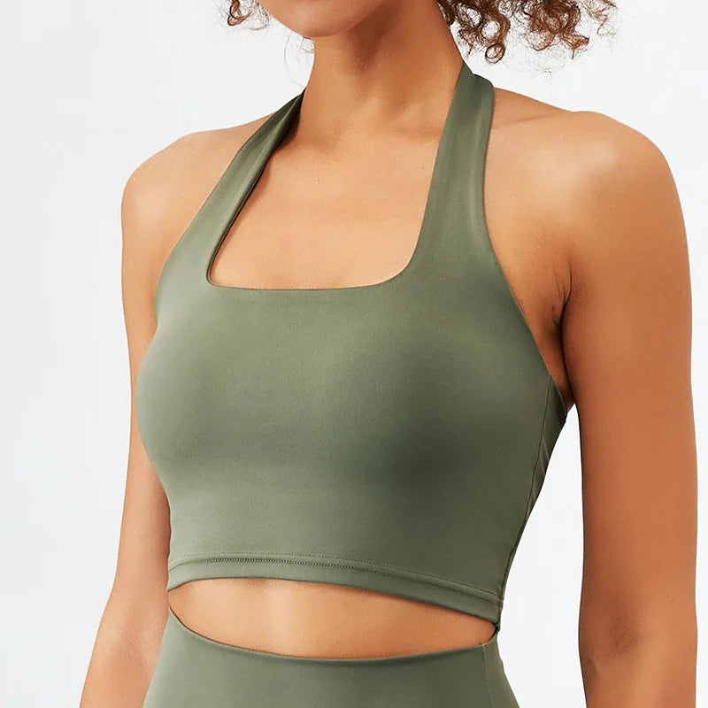 Women Spandex Shockproof Fitness Gym Bralette Sports Bra