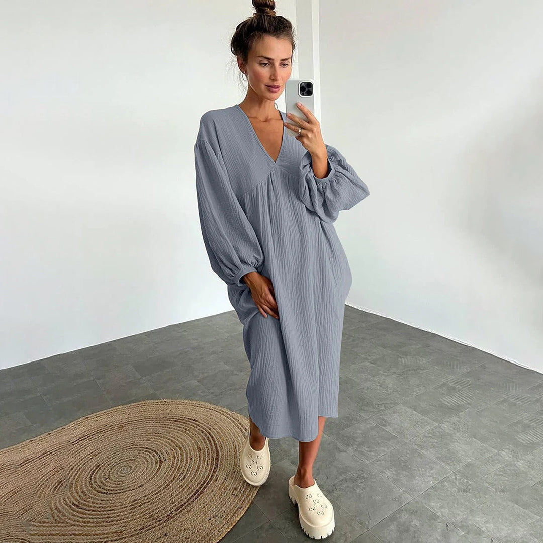 Emma - Vestido Largo - Casual - Estilo Moderno y Ligero - Ideal para Primavera