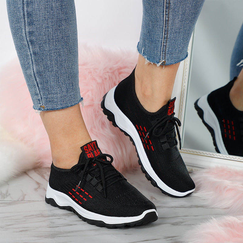 Women’s Easy to Wear Knit Running Sneakers | Great for All Seasons