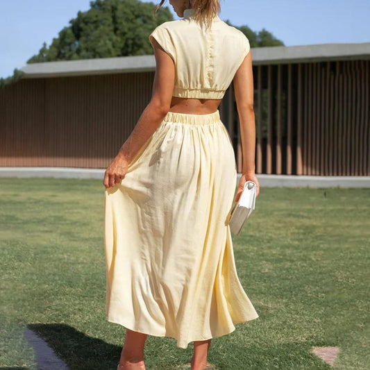 Ardith - Vestido de corte único - Chic - Estilo atemporal - Ideal para el verano