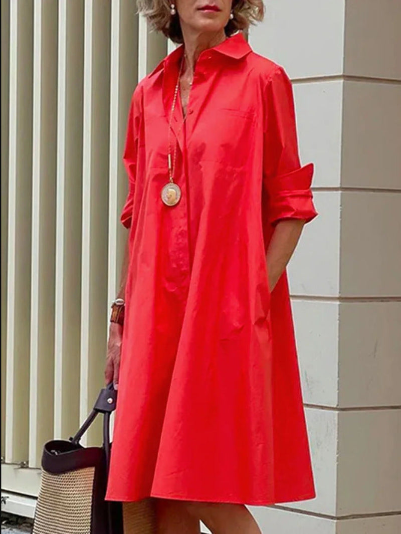 Vestido informal con cuello | Ideal para el día a día