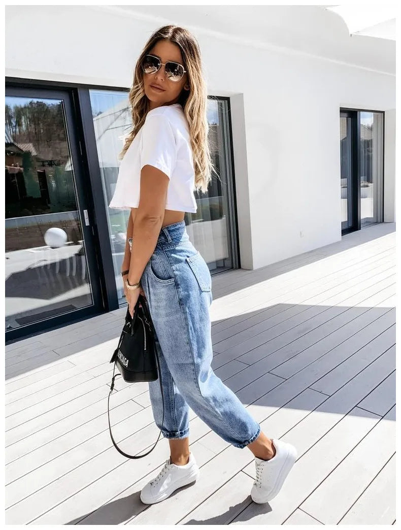 New Autumn and Winter Women's Jeans Harem Jeans