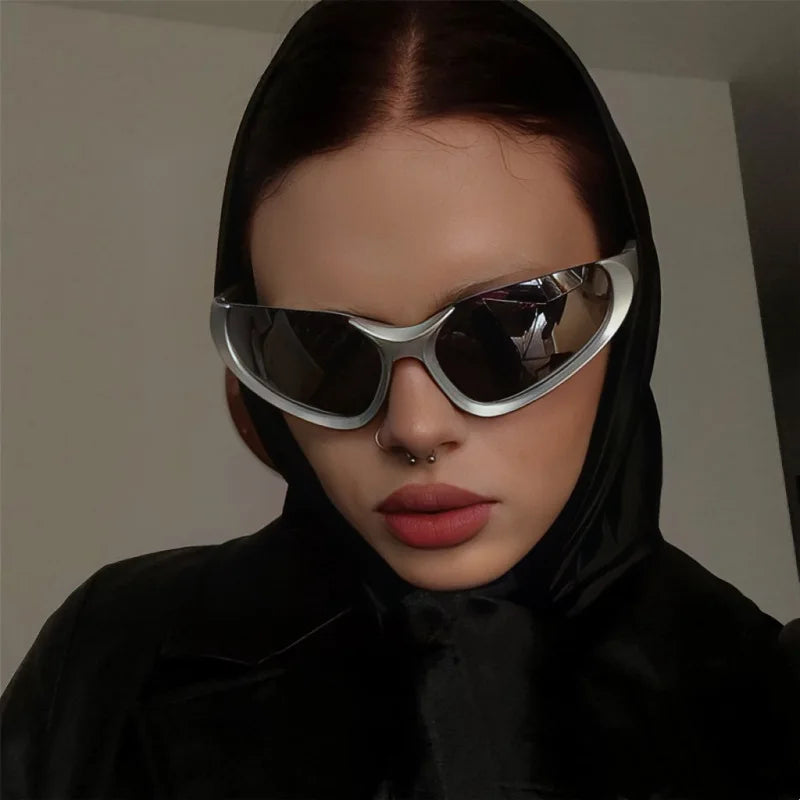 Y2K Punk Triangle Cat Eye Sunglasses UV400 Sunglasses