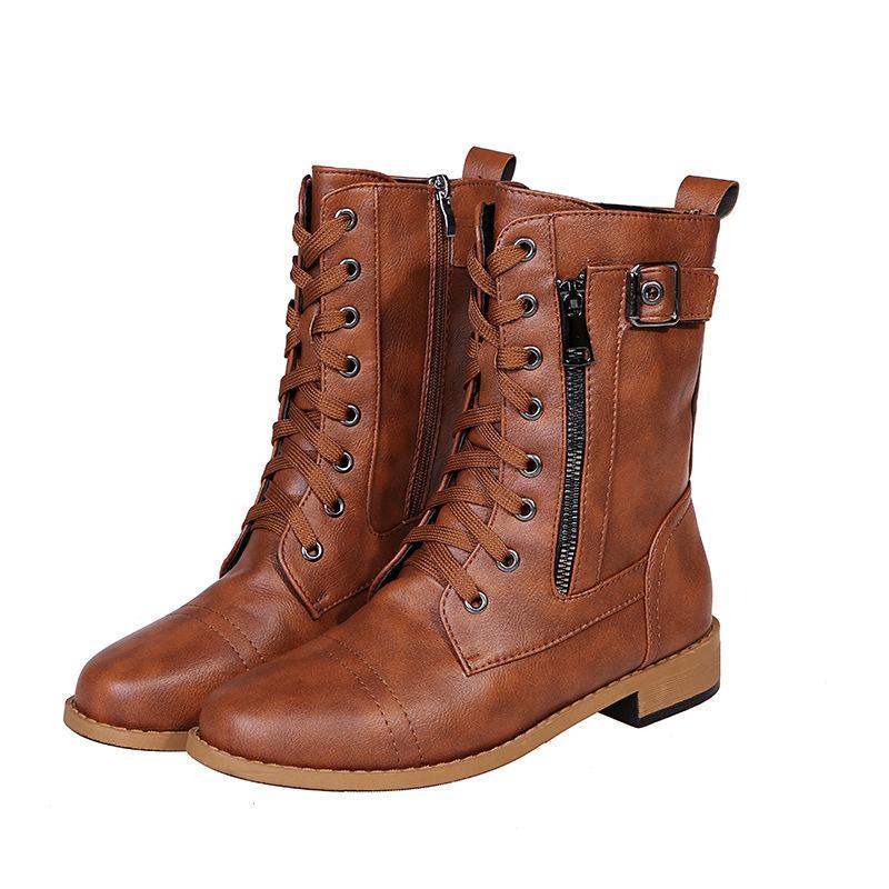 Faux Ankle Boots with Zipper for Women | Great for Casual Days