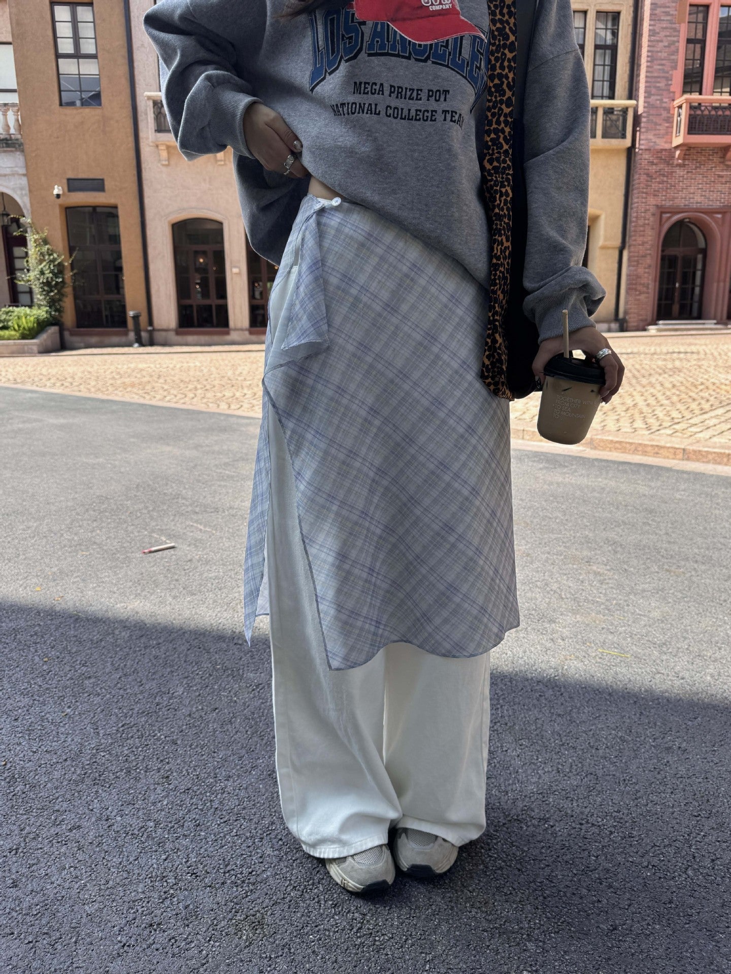 Whitley Plaid Midi Skirt