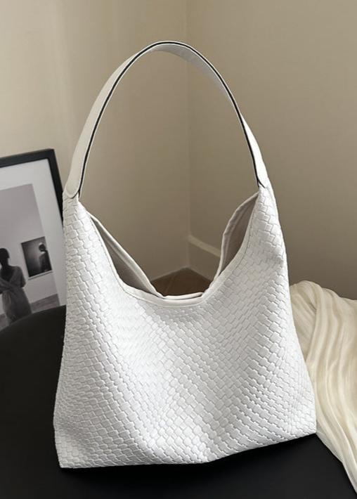 Woven Texture Hobo Shoulder Bag