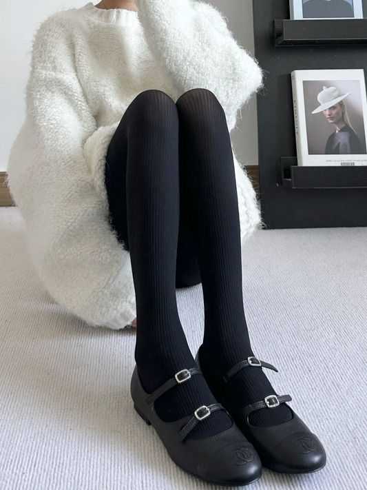 Lucy Ribbed Tights