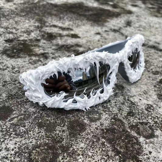 Dark Gothic Y2K Drip Punk Glasses