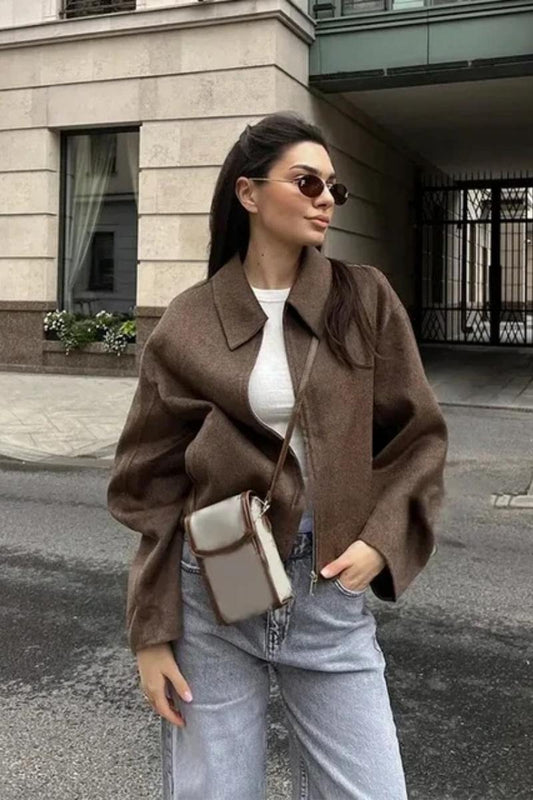 Chaqueta con cremallera