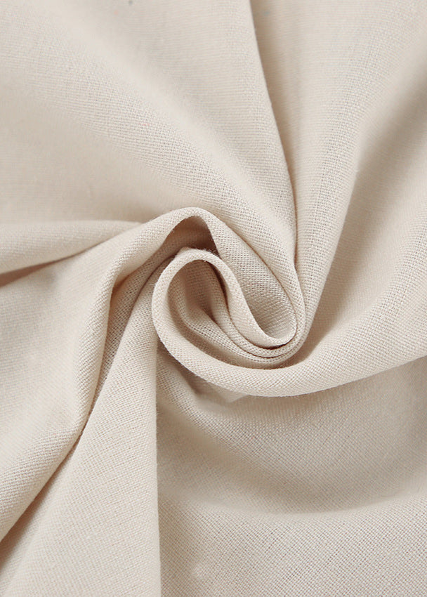 Noelle – Linen Button-Down Midi Dress