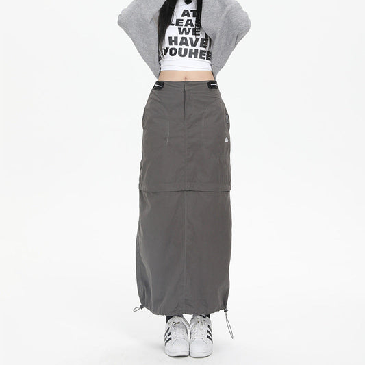 Vintage Long Cargo Skirt