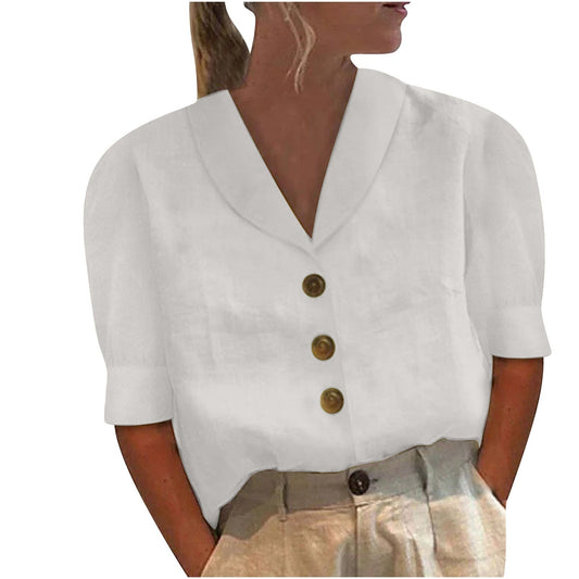 Joane - Camisa de mujer - Casual - Estilo formal ligero - Ideal para fiestas