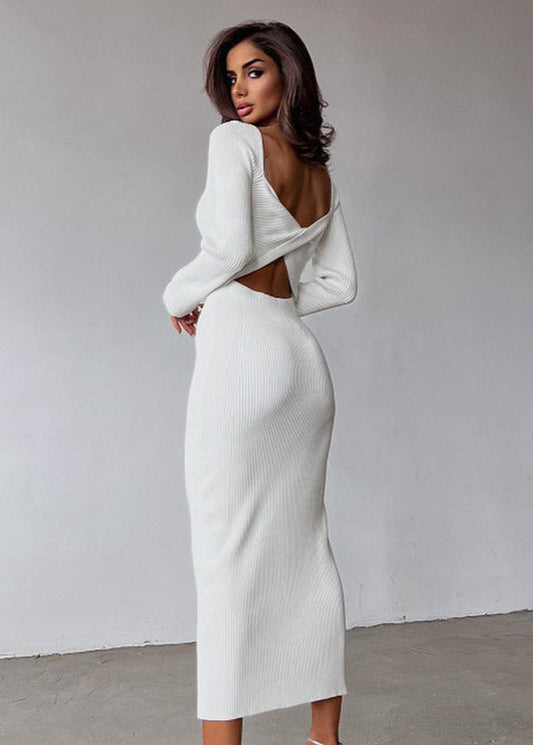 Luxe Knit Cutout Midi Dress