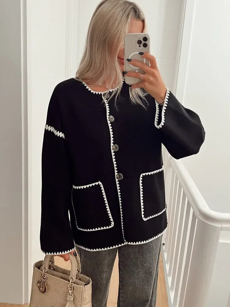 Chic Button Down Long Sleeve Cardigan | Great for Everyday Wear