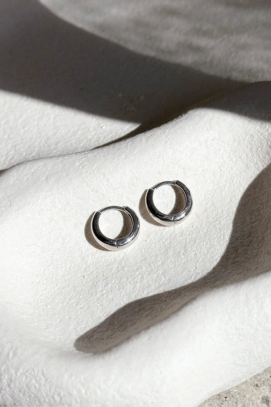 Pendientes de aro Island Glow - Plata de ley